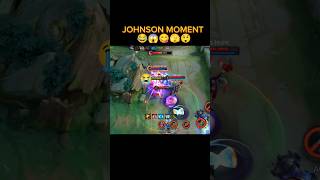 JOHNSON MOMENT 😁😂 mobilelegends mlbb shorts johnson mlbbshorts moments [upl. by Aicele224]