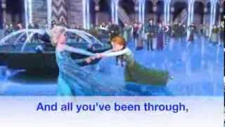 Making Today A Perfect Day Lyrics Video Frozen Fever [upl. by Josephina]