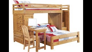 Twin Over Full Bunk Bed With Desk [upl. by Dnanidref81]