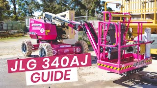 JLG 10m34ft Knuckle Boom Guide  Pink Boots Hire [upl. by Alegre]