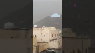 Rain in Madinah  Madinah  Rain  weather [upl. by Adon]