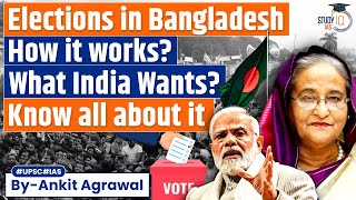 Know all about Bangladesh Elections  IndiaBangladesh Relations  UPSC GS2 [upl. by Urquhart]