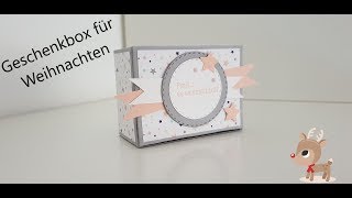 Tutorial  Geschenkbox für Weihnachten [upl. by Ayikal]