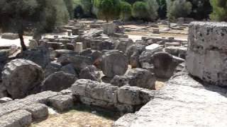 Zeuss Temple in Olympia Greece [upl. by Jarret]