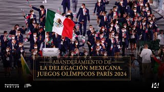 Abanderamiento de la delegación mexicana Juegos Olímpicos París 2024 [upl. by Eeroc]