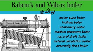 தமிழ் Babcock amp Wilcox boiler  inclined boiler 💥🔥 [upl. by Bidget]