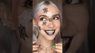 El maquillaje más FÁCIL para Halloween😍🕸️ maquillaje [upl. by Enilasor]