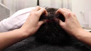 SCRAPING MY BOYFRIEND’S SCALP WITH NAILS  DANDRUFF SCRAPING WITH NAILS BRUSH amp A COMB ASMR [upl. by Ennagroeg308]