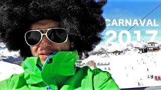 Carnaval 2017 en Formigal♥Panticosa  FUERA DE PISTA  PERDEMOS UN ESQUI [upl. by Genet882]