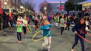 Hoopsters in Greenville Christmas Parade 2019 [upl. by Crin]