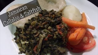 How to make Jamaican Callaloo and Saltfish  Hello Sweet Biscuit [upl. by Sidoney99]