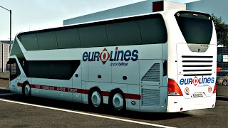 Fernbus  N SKYLiNER EuroLines ile Otobandan Marsilya [upl. by Airan611]