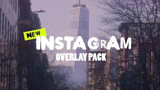 NEW  Instagram Overlay Pack [upl. by Akimat]