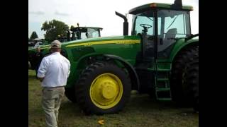 2002 JD 8420 Tractor with 823 Hours on Illinois Farm Auction Today [upl. by Horick]