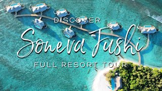 SONEVA FUSHI MALDIVES 🌴 The Most Incredible 5 Luxury Resort  Full Tour and Review 2022 4K UHD [upl. by Nahte]