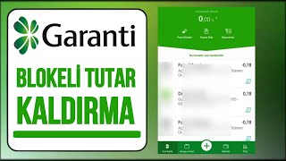 Garanti Bankası Blokeli Tutar Nasıl Kaldırılır [upl. by Narret]