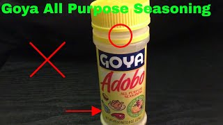 ✅ How To Use Goya All Purpose Seasoning Review [upl. by Fonseca432]