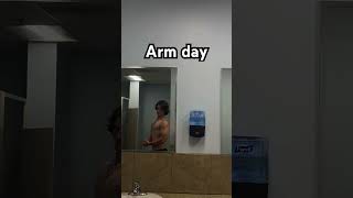 Arms getting leaner fyp gym gymtok fitness workout bodybuilding gymbro lift gymrat foryou [upl. by Alicirp]