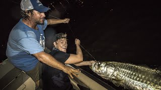 Absolutely RIDICULOUS Tarpon Fight [upl. by Allisirp]