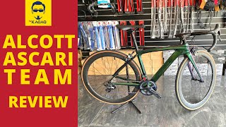 ALCOTT ASCARI TEAM SE Road Bike Malaysia  Carbon Ultegra Basikal Sepeda Budget RM6000 Review [upl. by Ahsuat]