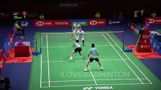 Mohammad AHSANHendra SETIAWAN vs WEI Chun WeiWU Guan Xun  Thailand Open 2024 [upl. by Bac]