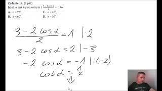 Teraz matura 7 zestaw poziom podstawowy zadanie 14 [upl. by Natie]