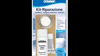 Cramer KitRiparazione per Superfici Smaltate Ceramica amp Acrilico [upl. by Matias183]