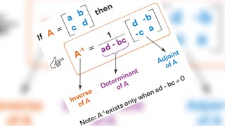 How to find Multiplicative Inverse of a matrix  Class 9 101112 and on [upl. by Jefferey]