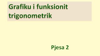 Grafiku i funksionit trigonometrik  Pjesa 2 Klasa virtuale [upl. by Rothmuller]