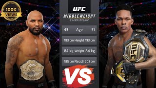 ISRAEL ADESANYA VS YOEL ROMERO  UFC Clhampionship Fight [upl. by Meingolda]