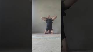 Sirsasana or Headstand  17  45 minutes selfchallenge [upl. by Notgnimer971]