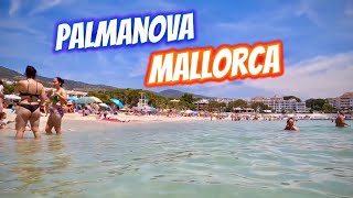 🏖️Palma Nova Majorca  A Hidden Gem in Spain📷4K UHD [upl. by Ichabod]