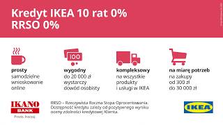 Ikano Bank W IKEA znów raty 10x0 [upl. by Mavis]