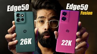 Best 5G Phone Under 25K ⚡ Moto edge 50 Fusion Vs Moto Edge 50 [upl. by Goodkin]