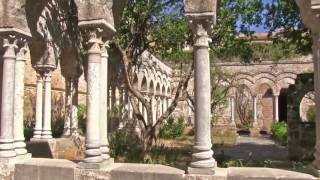 Sicilia  Palermo  Chiostro e chiesa di San Giovanni degli Eremiti [upl. by Jelena503]