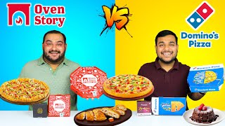 OvenStory Vs Dominos Pizza  Food Comparison  Pizza Challenge  Viwa Food World [upl. by Grata760]