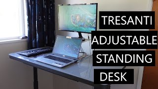 Costco Tresanti Adjustable Standing Desk Review in 2021 [upl. by Astrix]