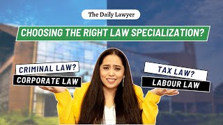 Choosing the Right Law Specialization [upl. by Orbadiah]