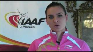 Yelena Isinbayeva  IAAF World Indoor Championships Doha 2010 [upl. by Yssirk642]