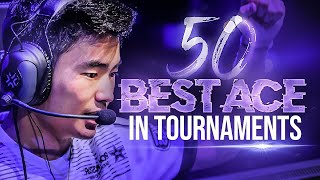 Top 50 Best ACES In VCT Tournaments of All Time [upl. by Lashoh]