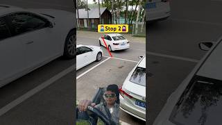 how to reverse park  car parking  🅿️reverseparking cardriving parking körkort shortsvideo [upl. by Fifine]