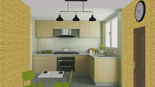 kitchenamppantry model kitchen cabinet aluminium kitchen cabinet door Formica wall tiles colour 2023 [upl. by Cole]