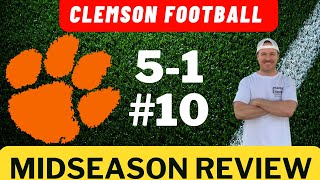 CLEMSON FOOTBALL MIDSEASON REVIEW THE GOOD THE BAD AND THE UNANSWERED [upl. by Pul]