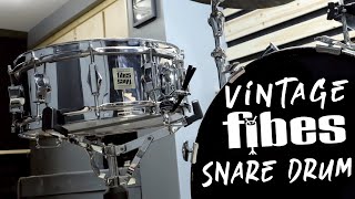 Bringing a Vintage Fibes Snare Drum Back to Life [upl. by Han]