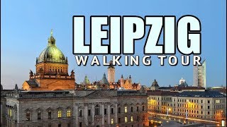 Leipzig Germany  A Walking Tour of City Centre [upl. by Vasili]