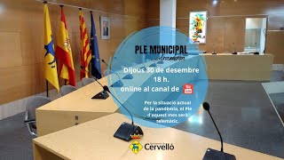 Sessió 10 Extraordinària de Ple Municipal del 30 desembre de 2021 [upl. by Lyndy596]