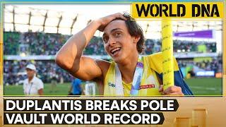 Paris Olympics 2024 Armand Duplantis breaks pole vault world record to win gold  WION Sports [upl. by Cristoforo818]