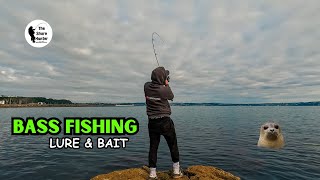 UK Beach Fishing Lure amp Float Bass Fishing Devon The Shore Hunter Wayne Hand [upl. by Lednam917]