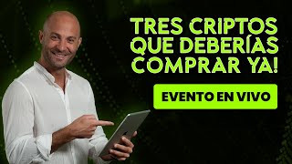 🤯 ¡TRES CRIPTOS QUE DEBERÍAS COMPRAR YA 🚀 [upl. by Pavia328]