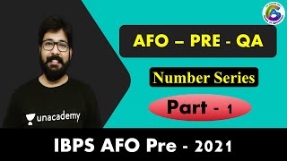 Quantitative Aptitude  Number Series  Agriculture Field Officer Pre  2021 [upl. by Neersin453]